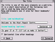 Screen shot of Homepage Penguin