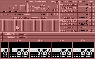 [Screen-shot: Audio Sculpture]