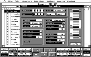 Screen shot of Cubase