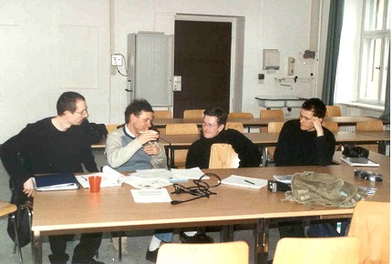 [Photo: Fredi Aschwanden talking]