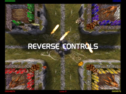 [Screen-shot: Level 1 reverse controls!]