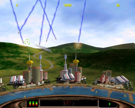 [Screen-shot: Missile Command Ultimate level 1]