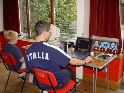 [Photo: Steve Sweet's son and Mike Maranzano]