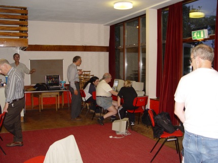 [Photo: Club in action]