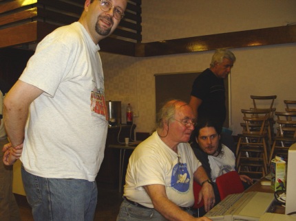 [Photo: James, Peter, Ian and Jeff]