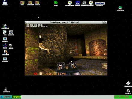 [Screen-shot: ARAnyM 1]