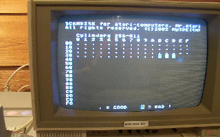 [Screen-shot: Running Scandisk]