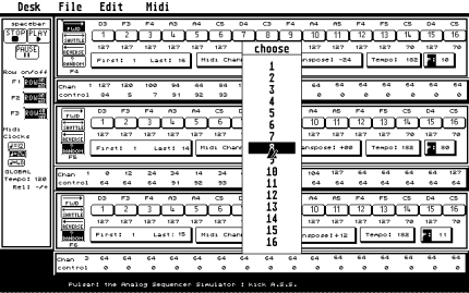 [Screen-shot: MIDI channel change]