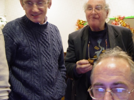 [Photo: Derryck Croker, Peter West and Mark Branson]