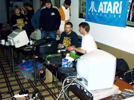 [Photo: TXG with his Jaguar development system]