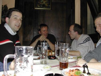 [Photo: At the restaurant]