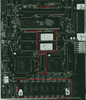 [Photo: ATW system board]