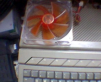 [Photo: 120 mm fan]