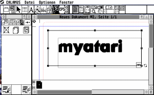 [Screen-shot: Vectorizing the logo]