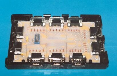 [Photo: Multijoy 8 interface internal]