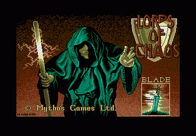 [Screen-shot: Lords of Chaos title screen]