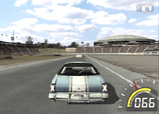 [Screen-shot: Start of a stunt in the arena]