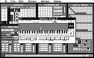 [Screen-shot: Pattern Group dialog]