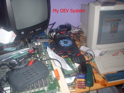 [Photo: Jaguar development system]