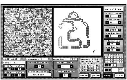 [Screen-shot: CAMUS in action]