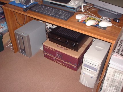 [Photo: Old "stand"]