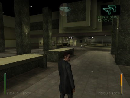 [Screen-shot: Walking around]