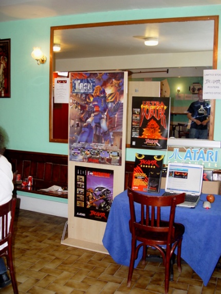 [Photo: Jaguar posters]