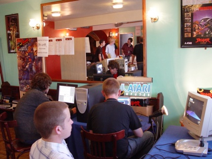 [Photo: MyAtari corner]