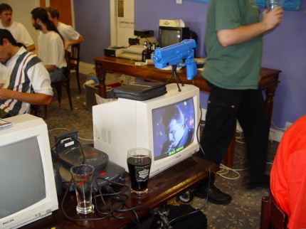 [Photo: American Hero CD demo]