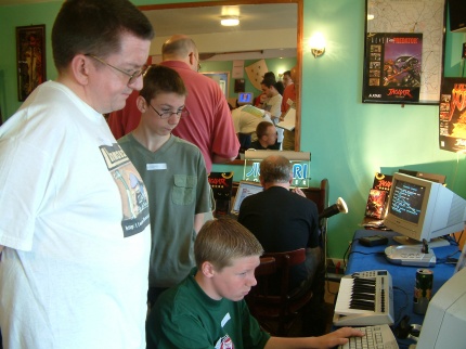 [Photo: Stephen Morton and nephews]