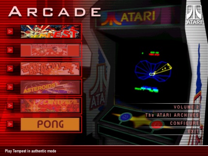 [Screen-shot: Arcade Hits 1]