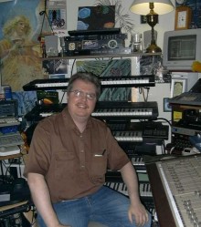[Photo: Tim in his studio]