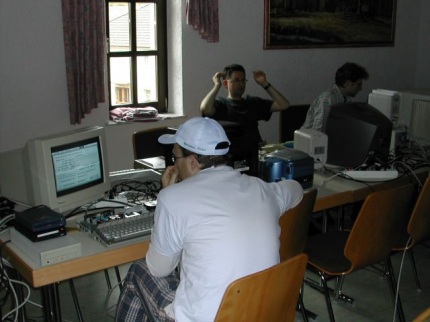 [Photo: Hard disk recovery]