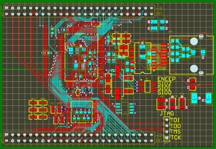 [Photo: EtherNat CAD drawing]