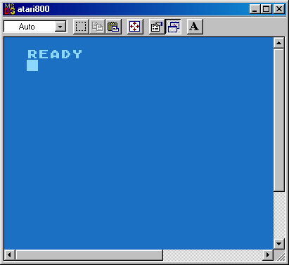 [Screen-shot: Atari800]