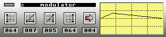 [Screen-shot: Modulator section]