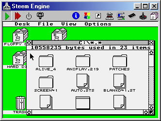 [Screen-shot: Steem 2.2]