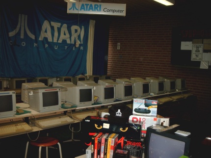 [Photo: Atari classroom]
