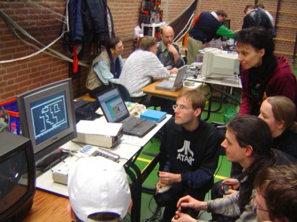 [Photo: Intense gaming]