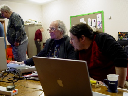 [Photo: Peter West and Ian Smith]