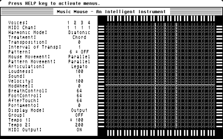 [Screen-shot: Music Mouse]