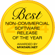 Best Non-Commercial software release of the year