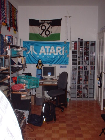 Photo of Mad Butscher's Atari room