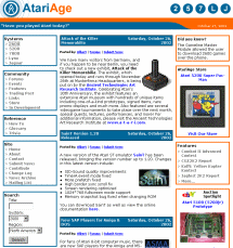 [Screen-shot: AtariAge homepage]