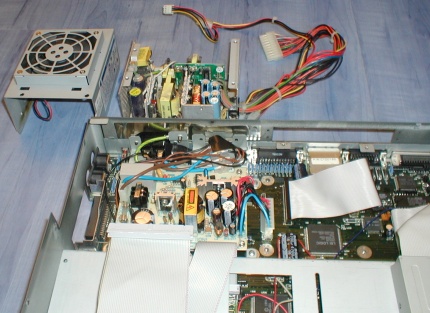 [Photo: Small ATX power supply]