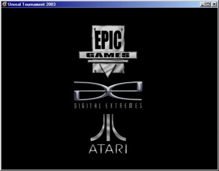 [Screen-shot: Unreal Tournament 2003 intro screen]