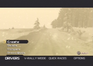 [Screen-shot: Drivers menu]