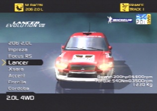 [Screen-shot: Mitsubishi Lancer Evolution VII]