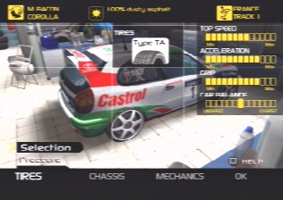 [Screen-shot: Tweaking in the garage]