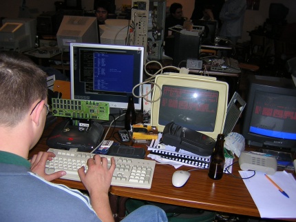 [Photo: Jaguar development with Alpine board]